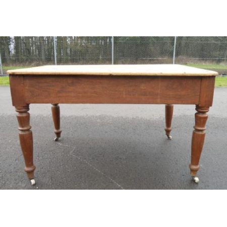 Viktorianischer antiker Kiefern Obstholz Esstisch Landhaus englisch ca 1840