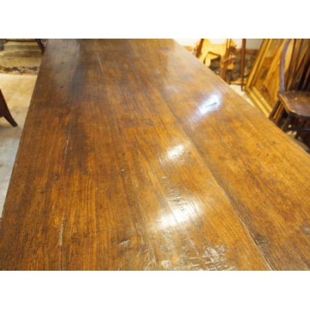 Antiker britischer Eichen Kiefern Esstisch ca 1820