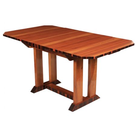 Englischer Art Deco Esstisch Nussbaum antik ca 1930