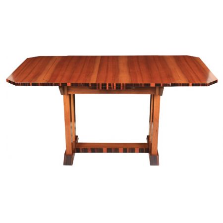 Englischer Art Deco Esstisch Nussbaum antik ca 1930