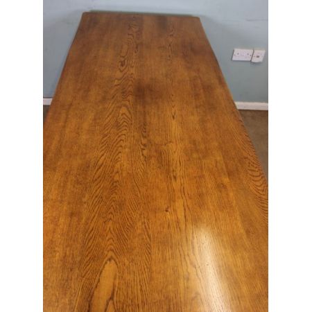 Antiker britischer Eichen Esstisch ca 1930