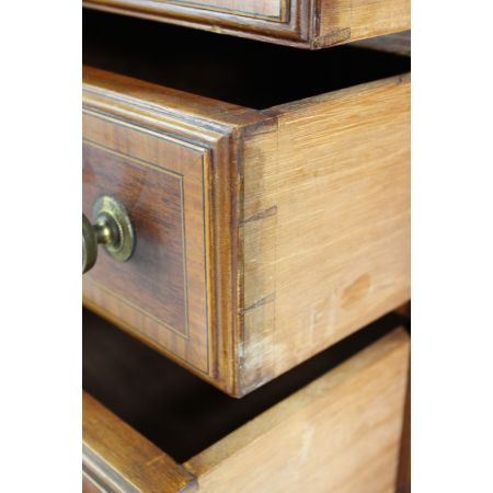 Edwardianischer Antiker Mahagoni Satinholz Schreibtisch antik ca. 1900