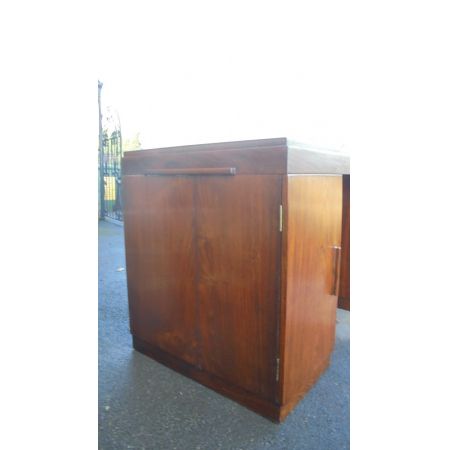 Englischer Antiker Palisander Militär Schreibtisch ca. 19. Jh.