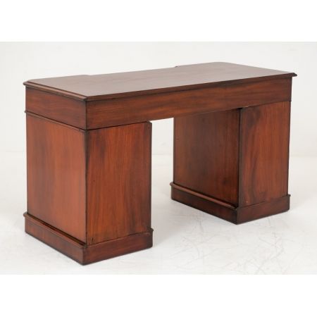 Viktorianischer antiker Mahagoni Schreibtisch britisch ca 1860
