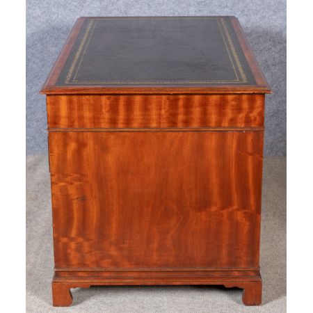 Antiker britischer Mahagoni Schreibtisch edwardianisch ca 1890