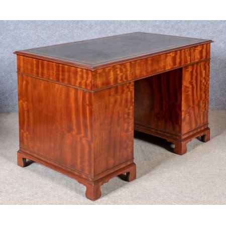 Antiker britischer Mahagoni Schreibtisch edwardianisch ca 1890