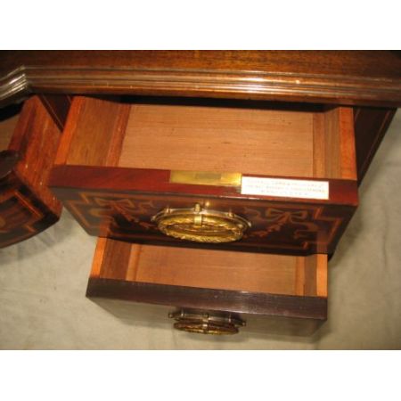 Antiker Massivholz Schreibtisch Mahagoni englisch ca 1900