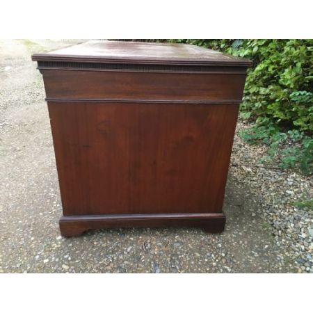 Antiker Massivholz Mahagoni Schreibtisch britisch ca 19. Jh