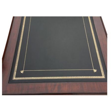 Antiker Massivholz Partner Schreibtisch Mahagoni englisch ca 1860