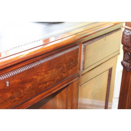 Antiker britischer Mahagoni Schreibtisch Regency ca 1825