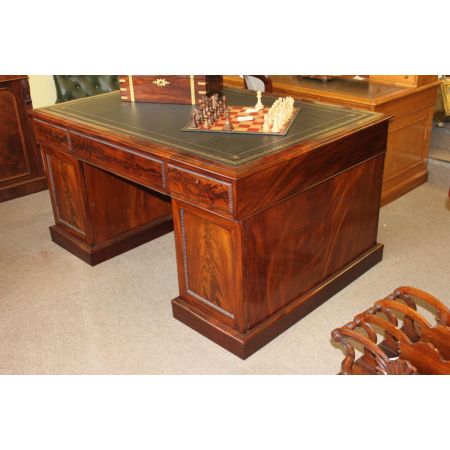 Antiker britischer Mahagoni Schreibtisch Regency ca 1825