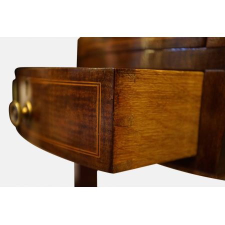 Britischer antiker Mahagoni Schreibtisch ca 1900