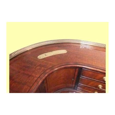 Antiker britischer Mahagoni Schreibtisch klassisch ca 1890