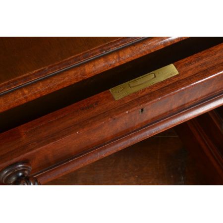 Englischer antiker klassischer Mahagoni Schreibtisch ca 1850
