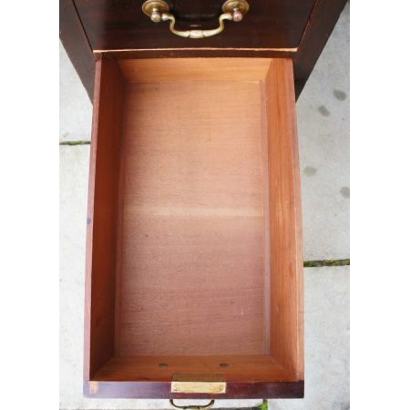 Edwardianischer antiker Mahagoni Schreibtisch britisch ca 1890