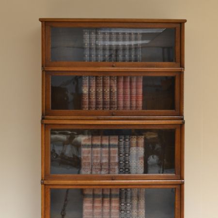 Britischer antiker Globe Wernicke Bücherschrank Eiche edwardianisch ca 1890