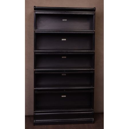 Antiker edwardianischer Eichen Bücherschrank Globe Wernicke englisch ca 1890