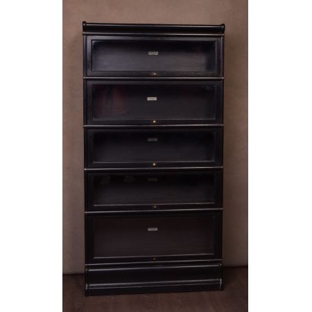 Antiker edwardianischer Eichen Bücherschrank Globe Wernicke englisch ca 1890