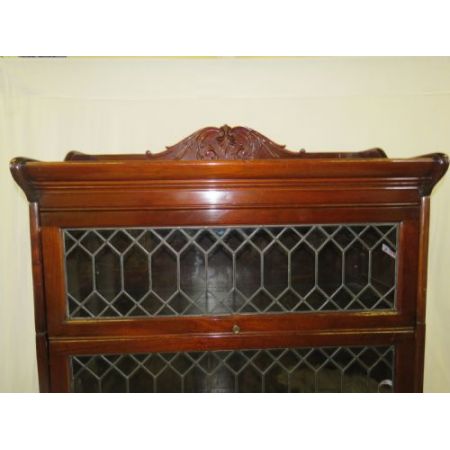 Englischer antiker Mahagoni Bücherschrank Globe Wernicke ca 1910