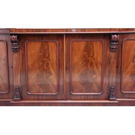 Englischer Massivholz Mahagoni Bücherschrank antik ca 1830