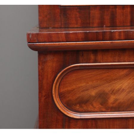 Englischer Massivholz Mahagoni Bücherschrank antik ca 1830