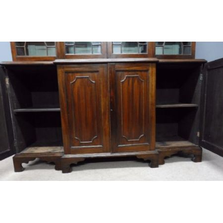 Viktorianischer Mahagoni Bücherschrank antik englisch ca 1870