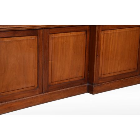 Antiker britischer Mahagoni Bücherschrank georgianisch ca 1900