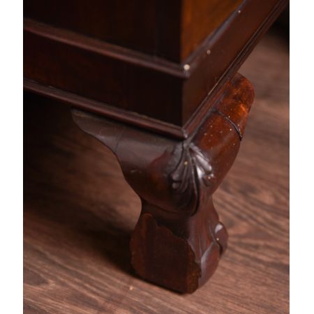 Edwardianischer antiker Mahagoni Bücherschrank englisch ca 1890