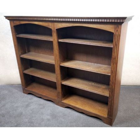 Englischer antiker Eiche Bücherschrank edwardianisch ca 1920