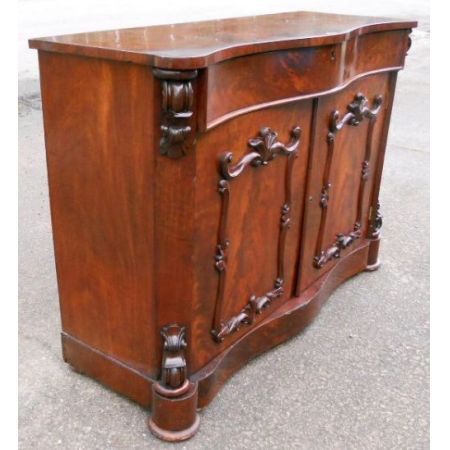 Viktorianisches antikes Mahagoni Sideboard englisch ca 1850