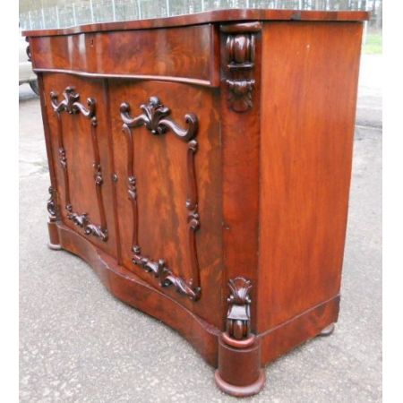 Viktorianisches antikes Mahagoni Sideboard englisch ca 1850