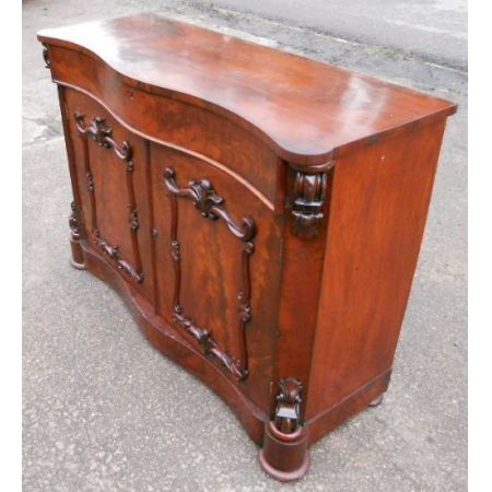 Viktorianisches antikes Mahagoni Sideboard englisch ca 1850