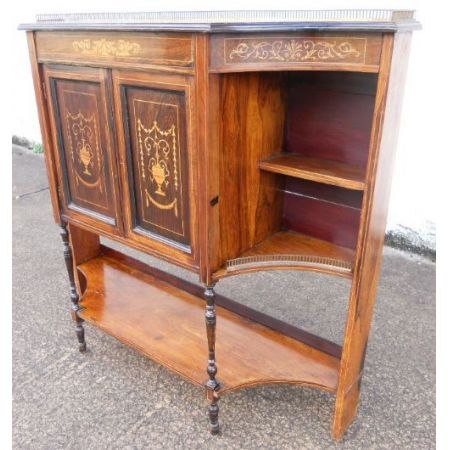 Edwardianisches antikes Palisander Sideboard britisch ca 1890