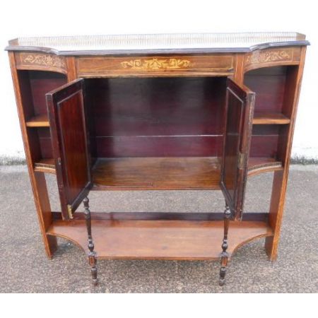 Edwardianisches antikes Palisander Sideboard britisch ca 1890