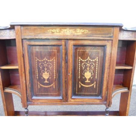 Edwardianisches antikes Palisander Sideboard britisch ca 1890