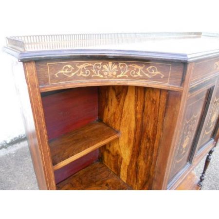 Edwardianisches antikes Palisander Sideboard britisch ca 1890