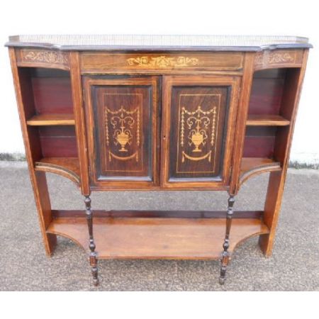 Edwardianisches antikes Palisander Sideboard britisch ca 1890