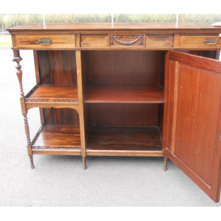 Edwardianisches antikes Palisander Sideboard englisch ca 1890
