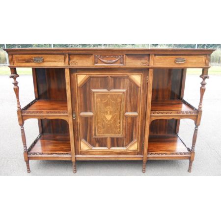 Edwardianisches antikes Palisander Sideboard englisch ca 1890