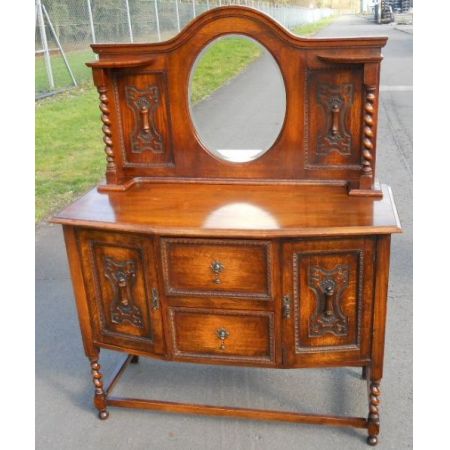 Antikes britisches Eichen Sideboard ca 1920