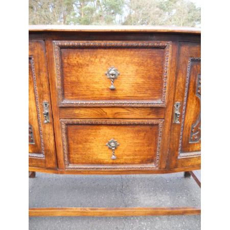 Antikes britisches Eichen Sideboard ca 1920