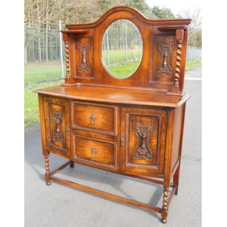 Antikes britisches Eichen Sideboard ca 1920