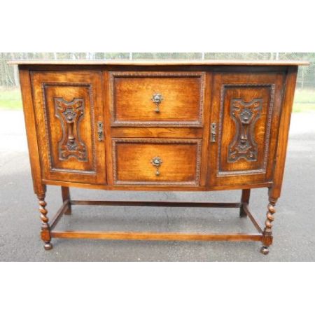 Antikes britisches Eichen Sideboard ca 1920