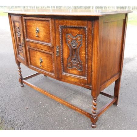 Antikes britisches Eichen Sideboard ca 1920
