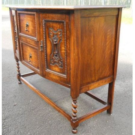 Antikes britisches Eichen Sideboard ca 1920