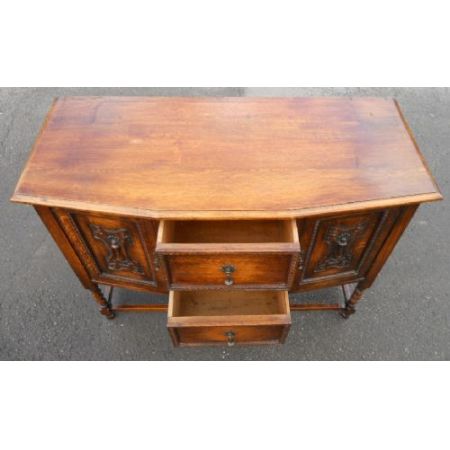 Antikes britisches Eichen Sideboard ca 1920