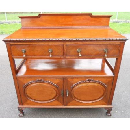 Edwardianischer antiker Mahagoni Chiffonier Sideboard englisch ca 1910