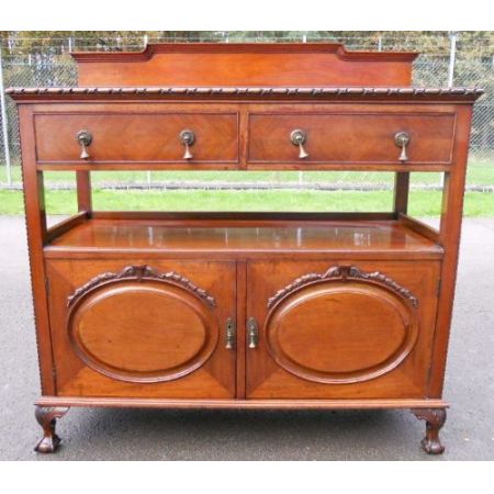 Edwardianischer antiker Mahagoni Chiffonier Sideboard englisch ca 1910