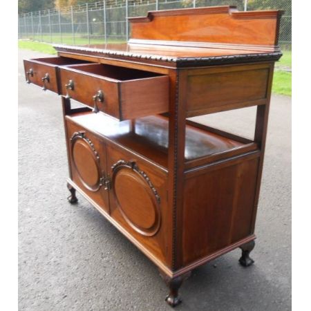 Edwardianischer antiker Mahagoni Chiffonier Sideboard englisch ca 1910