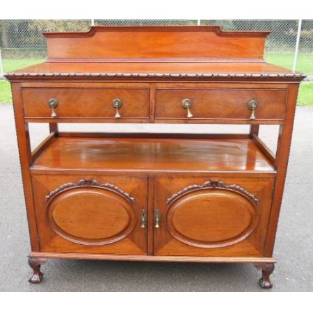 Edwardianischer antiker Mahagoni Chiffonier Sideboard englisch ca 1910